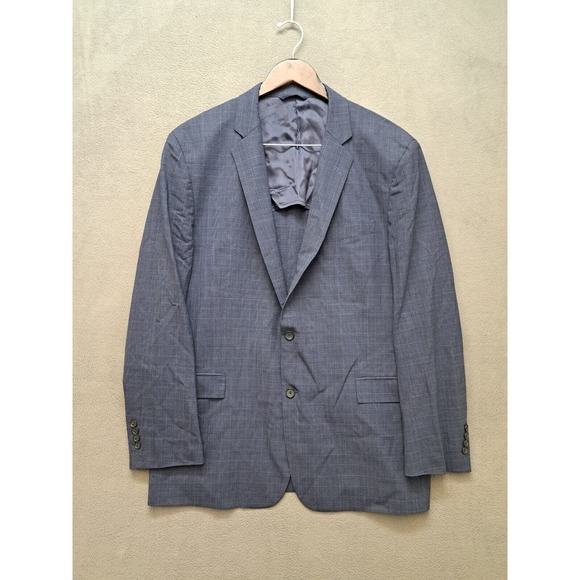 Brooks Brothers Regent Fit Brookscool Sport Coat Blazer Blue Reda Fabric 46L